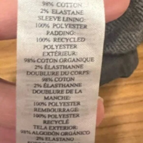 Faherty washed Black Men's Blanket Jacket size XLT - Picture 5 of 9